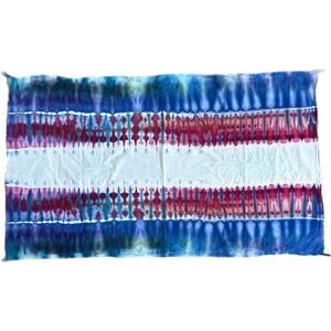 Hand tie dyed trans pride tapestry flag 32x52 inches LGBTQIA